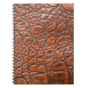 crocodile leather fake look notebook