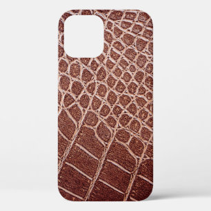 Crocodile leather pattern backgroundabstract,allig iPhone 12 case