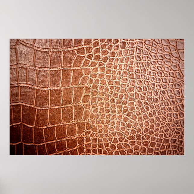 Crocodile leather pattern backgroundabstract,allig poster (Front)
