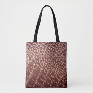 Crocodile leather pattern backgroundabstract,allig tote bag