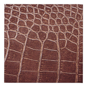 Crocodile leather patternabstract,alligator,animal faux canvas print