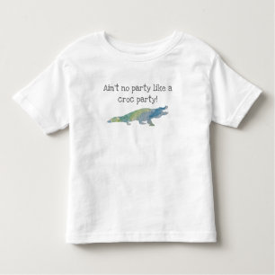Crocodile Painting Birthday T-shirt