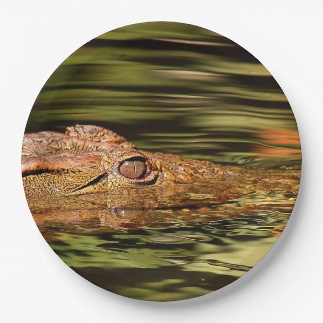 Crocodile Paper Plates (Front)