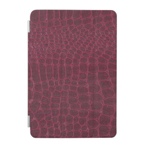 Crocodile red leather  iPad mini cover