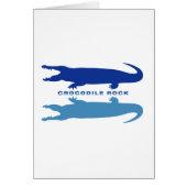 Crocodile Reflection (Blue) (Front)