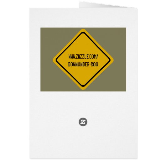 crocodile road sign (Back)