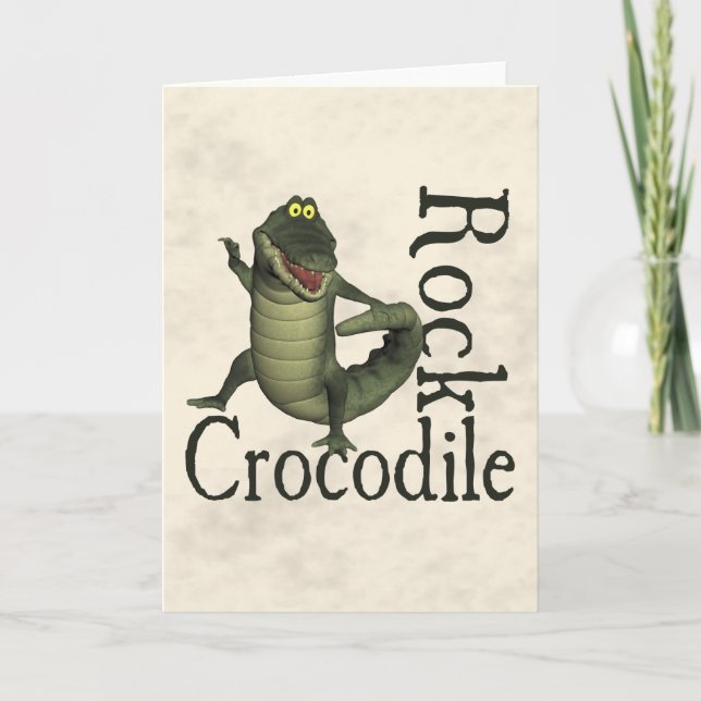 Crocodile Rock Card (Front)
