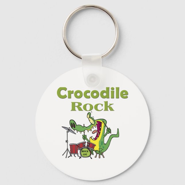 crocodile rock keychain (Front)
