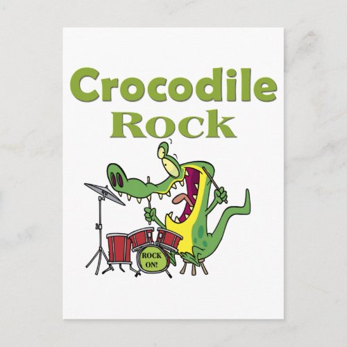 crocodile rock postcard
