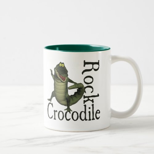 Crocodile Rock Two_Tone Coffee Mug