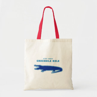 Crocodile Rule (Blue) Tote Bag