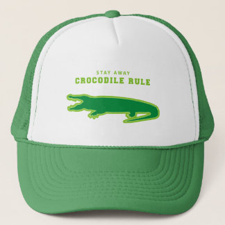 Crocodile Rule (Green) Trucker Hat