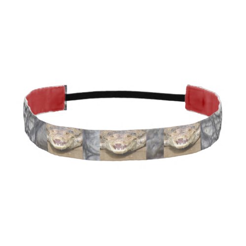 Crocodile Skin Image and Alligators Headband