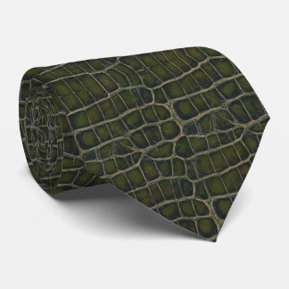 Crocodile Skin Neck Tie