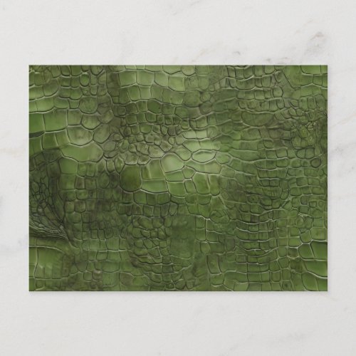 crocodile skin texture postcard