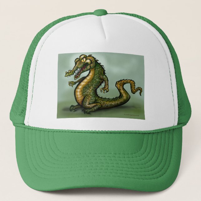 Crocodile Trucker Hat (Front)