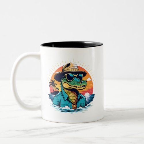 Crocodile Two_Tone Coffee Mug