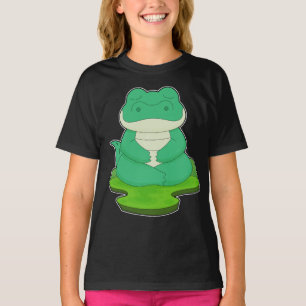Crocodile Yoga Fitness Gymnastics T-Shirt