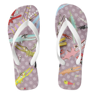 Crocodilen Flip Flops