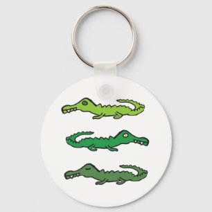 Crocodiles and Alligators Keychain