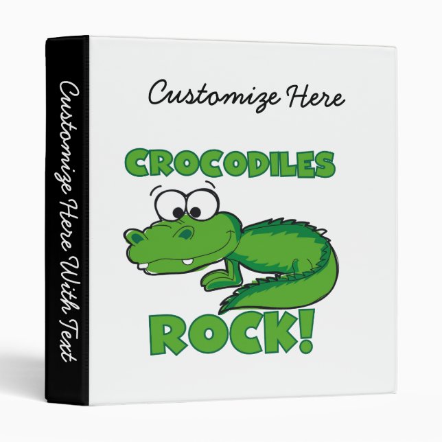 Crocodiles Rock Binder (Front/Spine)