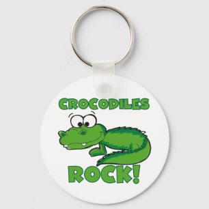 Crocodiles Rock Keychain