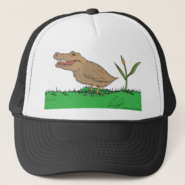Crocoduck hat in colour! (Front)