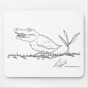 Crocoduck mousepad
