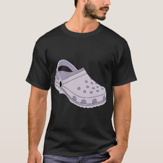 Crocs Lavender Clog Shoe Sticker T-Shirt