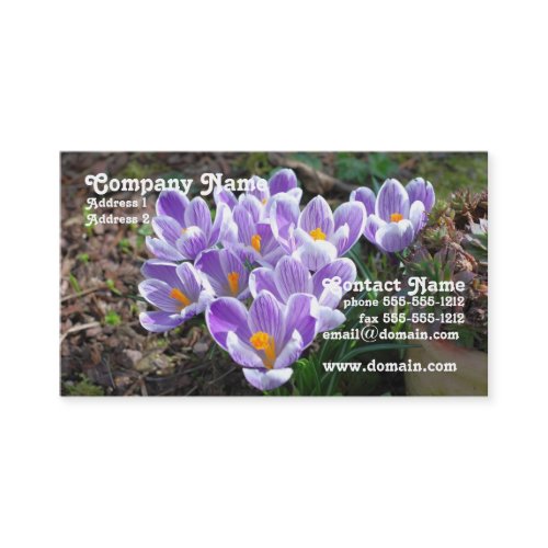 Crocus Business Card