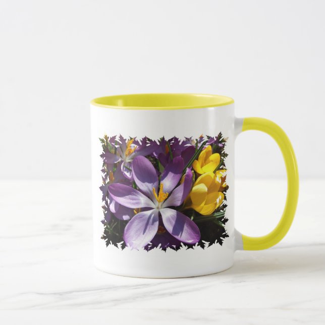 Crocus Colors Coffee Mug (Right)