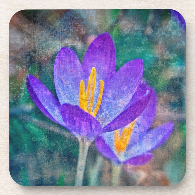 Crocus Drink Coaster (Front)