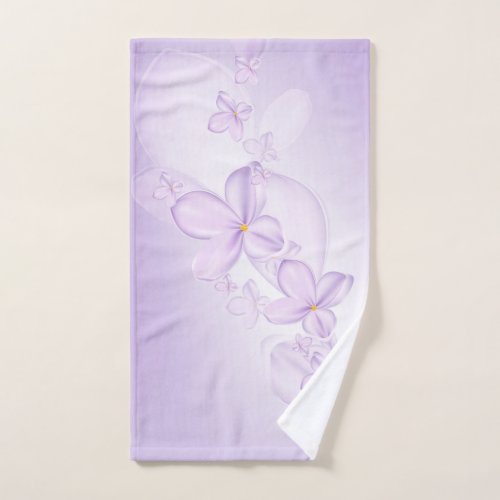 Crocus Flowers Hand Towel