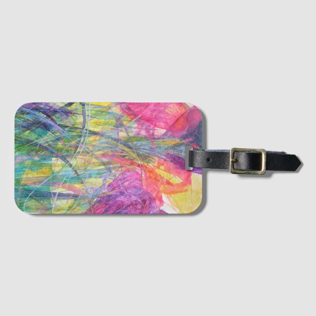 Crocus Luggage Tag (Front Horizontal)