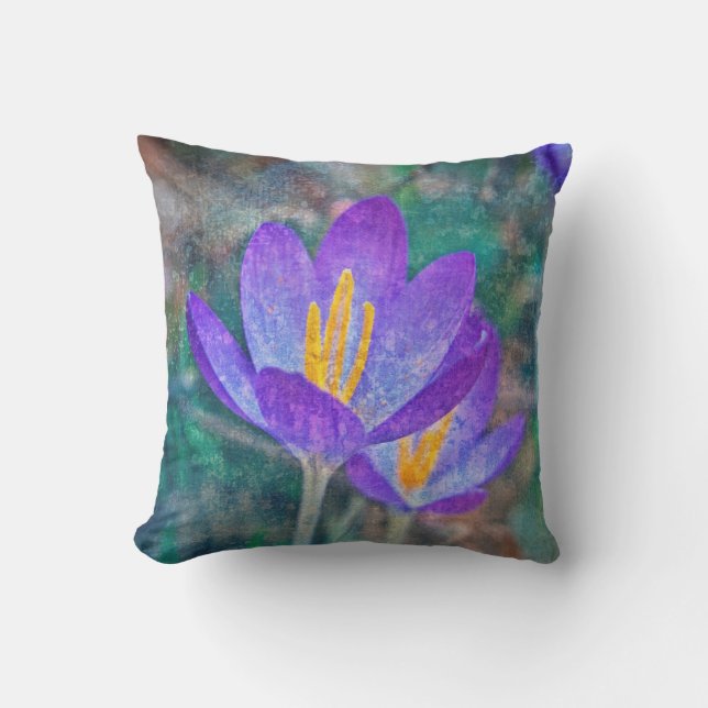 Crocus Outdoor Pillow (Front)
