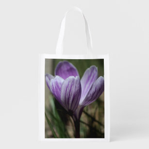 The Crocus Bags Zazzle Crocus Reusable Grocery Bag