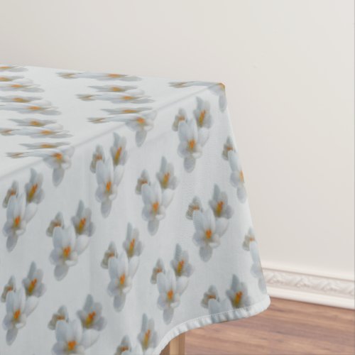 Crocus Tablecloth Festive Easter Flower Tablecloth