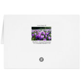 Crocuses Cards (Back Horizontal)