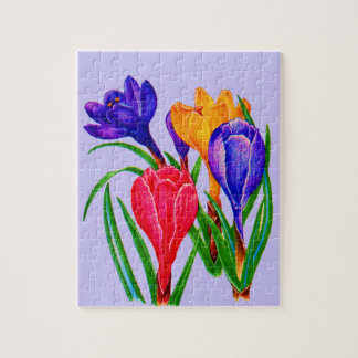 crocuses jigsaw puzzle