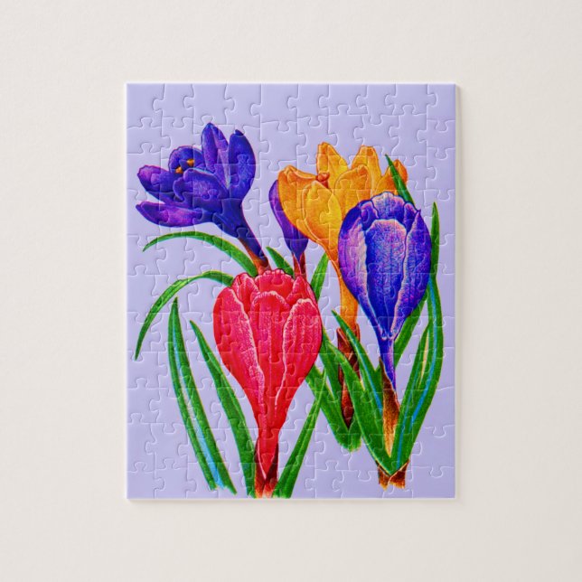 crocuses jigsaw puzzle (Vertical)