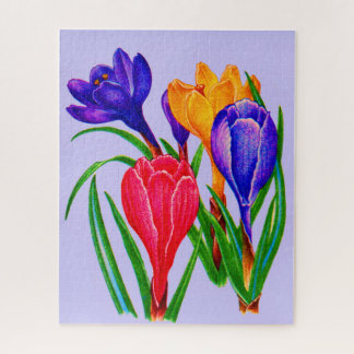 crocuses jigsaw puzzle