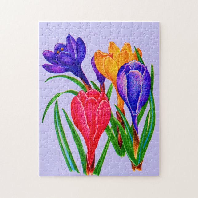 crocuses jigsaw puzzle (Vertical)