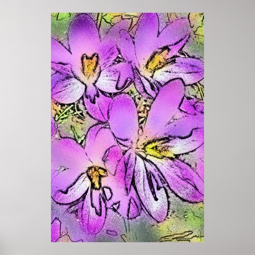 CROCUSES POSTER