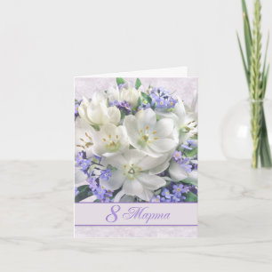 Crocuses Russian International Women's Day Card