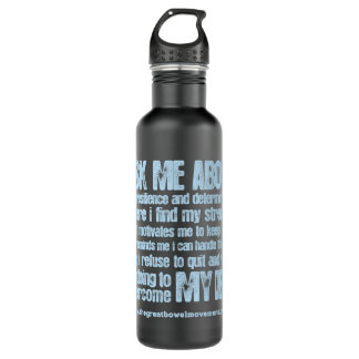 Crohns and Colitis Empowerment Water Bottle