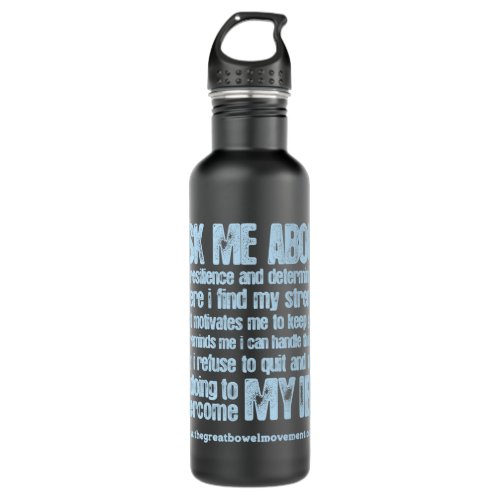 Crohns and Colitis Empowerment Water Bottle