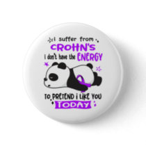 Crohn's Awareness Month Ribbon Gifts Button