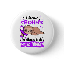 Crohn's Awareness Month Ribbon Gifts Button