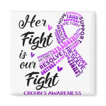 Crohn's Awareness Month Ribbon Gifts Magnet