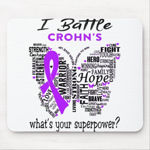 Crohns Awareness Month Ribbon Gifts Mouse Pad